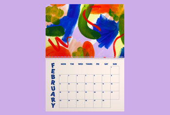 2026 Colourful Illustrated Wall Calendar, 9 of 12