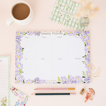 Lilac Blooms Weekly Planner, 2 of 5