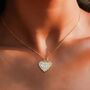 Ines Heart Eye Pendant Necklace, thumbnail 2 of 9