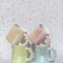 Glazed Pearl Ceramic Mug Pink, thumbnail 3 of 3