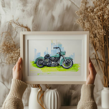 Personalised Motorbike Portrait, 4 of 5