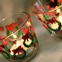 Christmas Wreath Painted Tea Light Holders, thumbnail 3 of 6