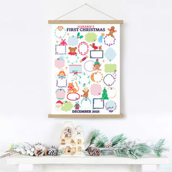 Personalised Baby's First Christmas Advent Calendar, 2 of 3