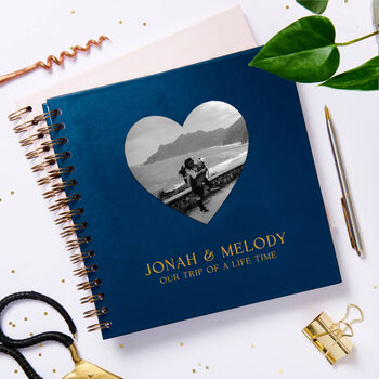 Personalised Gold Text Photo Album And Journal, 2 of 5