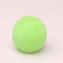 G Decor Georgia Lime Green Ombre Sphere Ball Candles, thumbnail 4 of 7