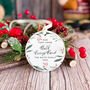 Personalised First Xmas New Home Ceramic Ornament, thumbnail 1 of 7