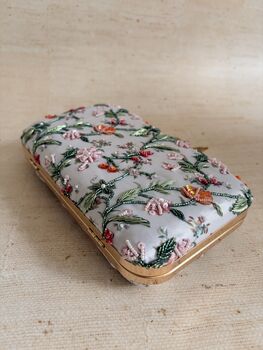 Floral Bird Clasp Clutch Bag, 5 of 12