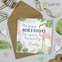 Personalised Flamingo Birthday Card, thumbnail 1 of 2