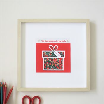 Personalised Gift And Tag Christmas Card, 5 of 5