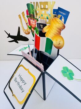 Dublin Themed 3D Birthday Card, 4 of 6