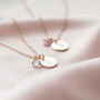 Personalised Initial Birthstone Necklace Photo Set, thumbnail 2 of 12