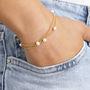 Rose, Silver Or Gold Layered Pearl Necklace, thumbnail 4 of 7