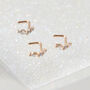 14 Carat Gold Sycamore Nose Stud, thumbnail 4 of 5