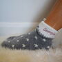 Personalised Super Soft Cosy Star Socks, thumbnail 2 of 5