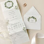 Garden Concertina Wedding Invitations, thumbnail 1 of 4