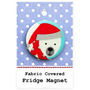 ''Polar Bear'' Stocking Filler Christmas Magnet, thumbnail 3 of 4