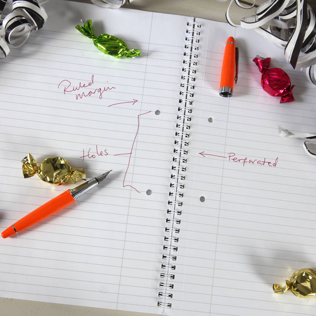 Ridiculously Rich A4 Notepad And Folder For Students By Two Little Boys