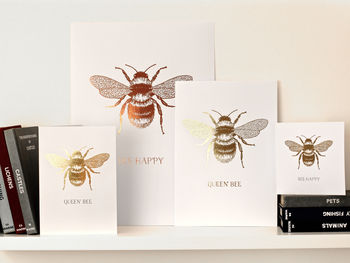 Queen Bee Gold Or Copper Print, 3 of 6