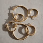 Everyday Gold Filled Hoop Earrings, thumbnail 3 of 10