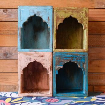 Indian Blue Arched Shelf, 11 of 12