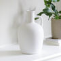 White Jug Vase, thumbnail 1 of 4
