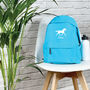 Kids Personalised Horse School Rucksack, thumbnail 2 of 6