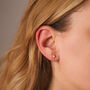 Pearl Star Chain Drop Earrings, thumbnail 4 of 4
