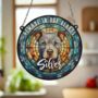 Staffie Grey Memorial Suncatcher, thumbnail 5 of 6