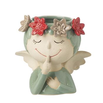 Silent Angel Ceramic Planter, 4 of 4