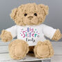 Personalised Big Sister Teddy Bear, thumbnail 1 of 3