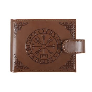 Viking Compass Faux Leather Wallet, 4 of 4