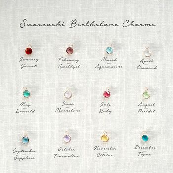 Guiding Star Birthstone Personalised Necklace, 2 of 6