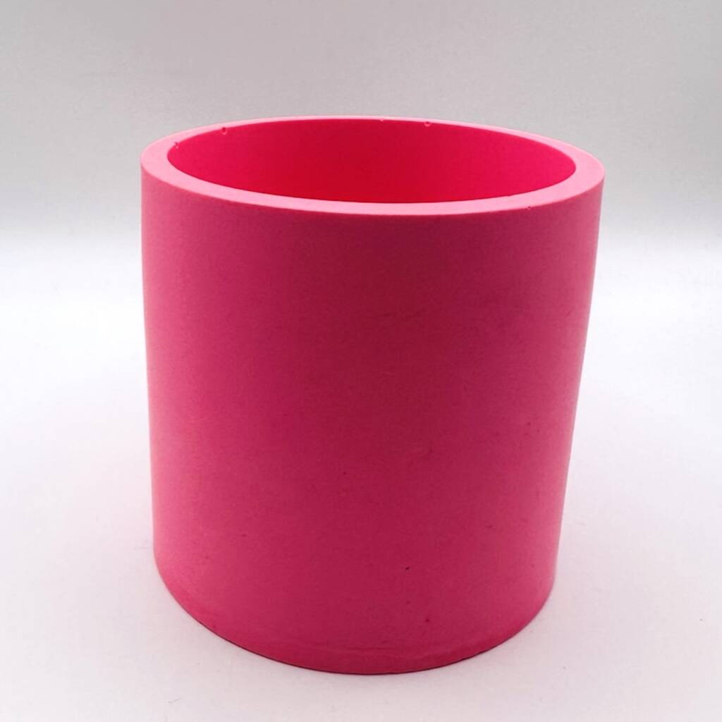 Neon Round Decorative Pot Pink, 1 of 8