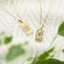 Personalised World Tarot Card Necklace, thumbnail 2 of 6