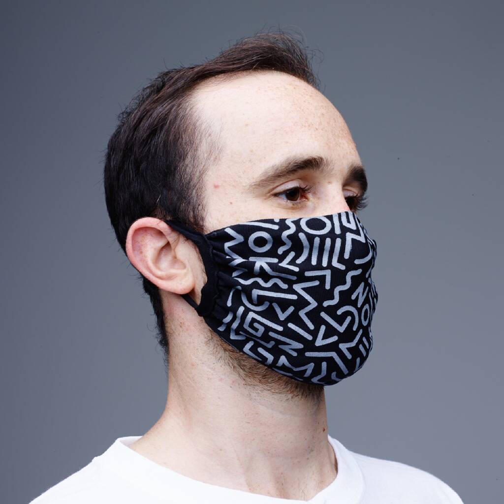 New York Abstract Pattern Face Mask Set By The Cool Face Mask