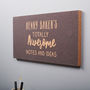Personalised Totally Awesome Ideas Cork Pin Board, thumbnail 1 of 3