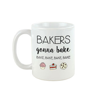 Bakers Gonna Bake Emoji Mug, 6 of 8