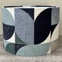 Reno Navy Blue Retro Style Lampshades, thumbnail 7 of 9