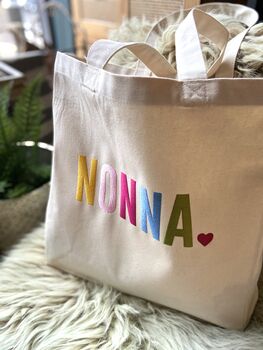 Personalised Rainbow Tote Shopper, 2 of 2