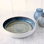 Blue Reactive Glaze Ceramic Bowl, thumbnail 2 of 2