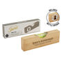 Wooden Spirit Level Bottle Opener 'Dad's Workshop…' | Fathers Day | Gift Box | Engraved Gift | Gift For Him, thumbnail 2 of 2