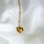 Hug Heart 18 K Gold Plated Pendant Necklace, thumbnail 6 of 12