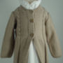 Handmade Organic Cardigan Cabled For Girls, thumbnail 9 of 9