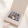 Personalised Esme Birthday Disc And Birthstone Name Necklace Photo Gift Set, thumbnail 4 of 12