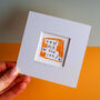 You, Me And The Cat Mini Art Print, thumbnail 3 of 8