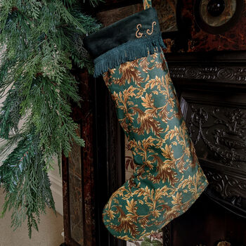 Traditional Christmas Stocking, Baroque, 4 of 7