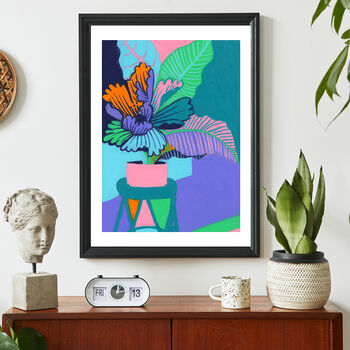 Colourful Plant Art Print Illustration, 3 of 5