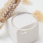 Personalised Hand Stamped Birth Flower Bangle, thumbnail 3 of 11