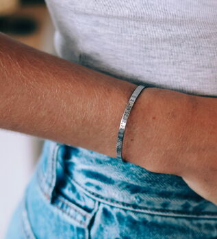 Personalised Custom Cuff Bracelet, 2 of 6