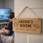 Personalised Boys Bedroom Sign, thumbnail 1 of 3